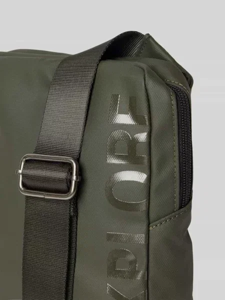 Crossbody bag z nadrukiem z napisem model EXPLORE' Camel Active