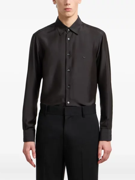 Cămașă Emporio Armani negru