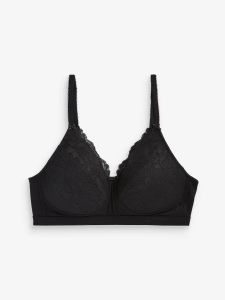 Next Sutien negru alb