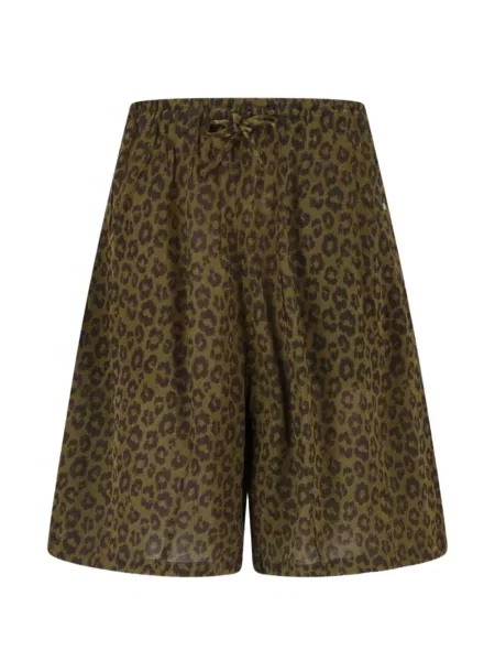 Leopardí kraťasy Needles s potiskem hnědé
