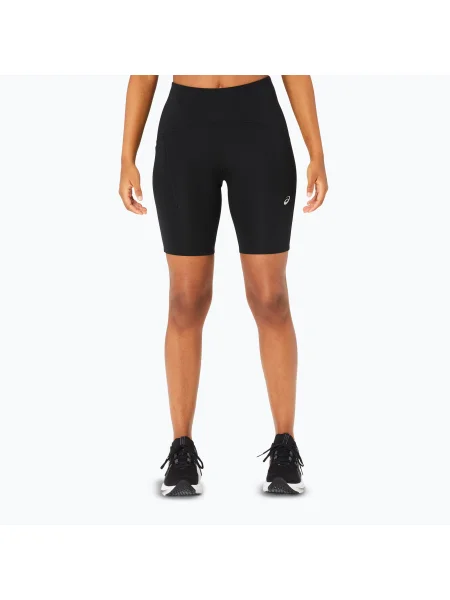 Дамски шорти ASICS Road High Waist Sprinter performance black черно