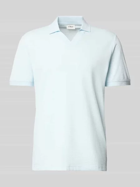 Koszulka polo o kroju regular fit z mieszanki bawełny S.oliver Red Label