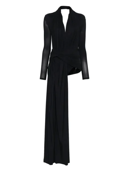 Rochie mini Balenciaga drapată negru