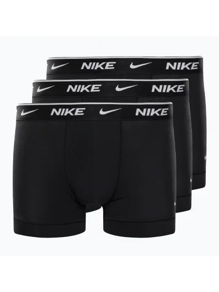 Pánske boxerky Nike Everyday Cotton Stretch Trunk black čierna