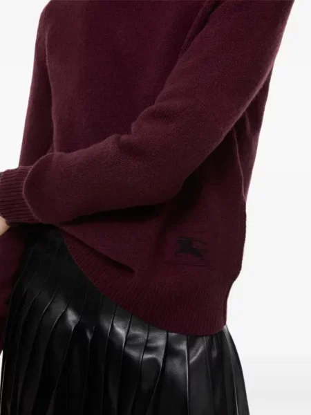 Pulover Burberry din cașmir violet