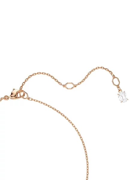 Palton Swarovski transparente roz