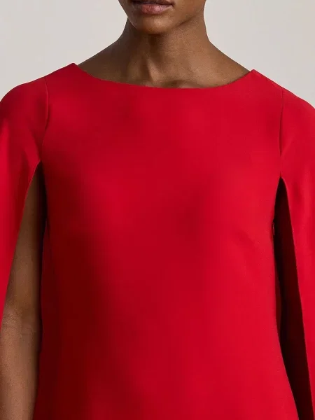 Сукня Lauren Ralph Lauren mini облягаюча червоний