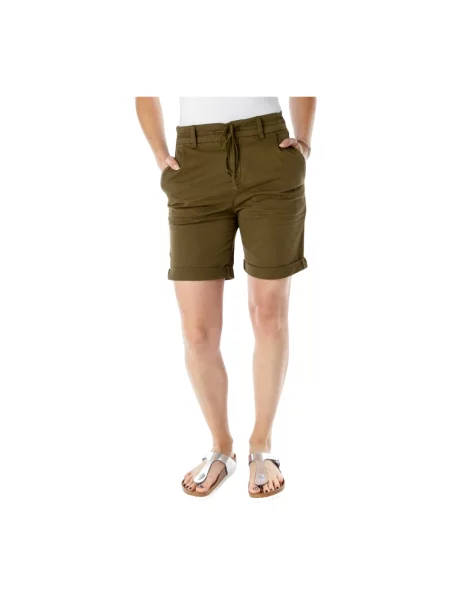 Szorty Drykorn casual zielone