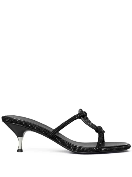 Sandale Tory Burch de cristal negru