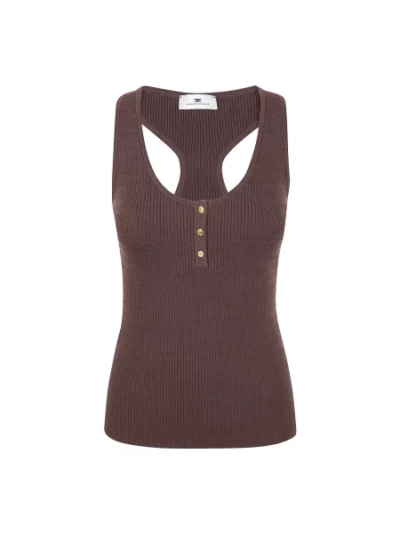 Top Elisabetta Franchi brązowy