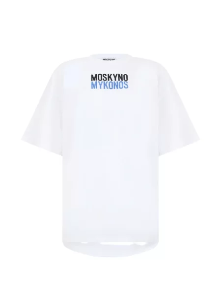 Tricou Moschino cu imagine alb