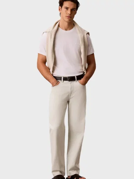 Футболка Calvin Klein с лого белая