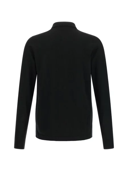 Lung tricou polo Larmeri Studio negru