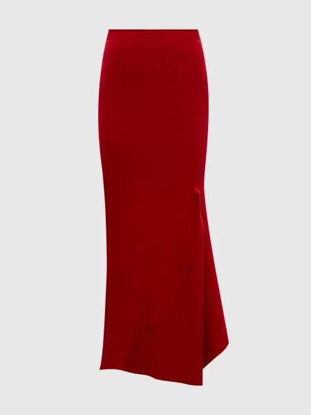 Спідниця асиметричного крою Marc Le Bihan червона