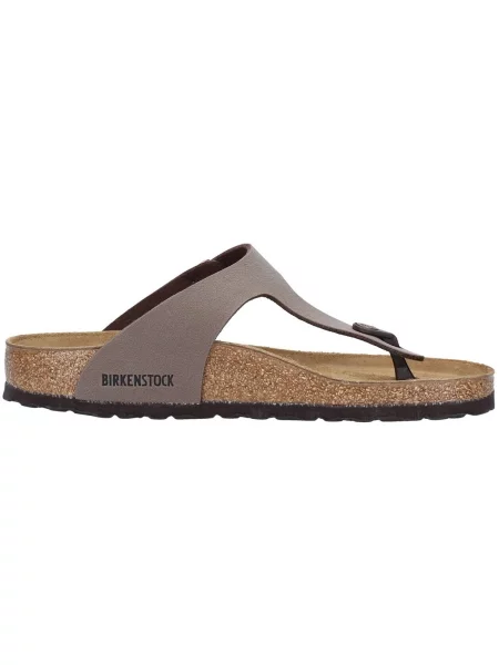 Žabky BIRKENSTOCK Gizeh Birkibuc mocca hnedá