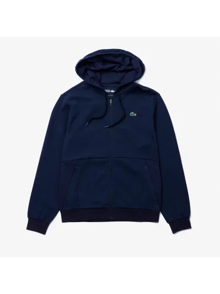 Bluza z kapturem Lacoste szara