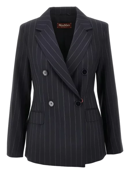 Sacou Max Mara cu dungi albastru