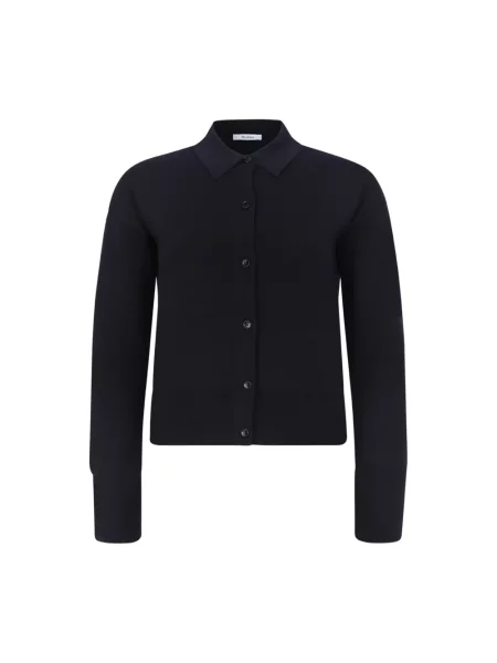 Koszula Max Mara wełniana niebieska