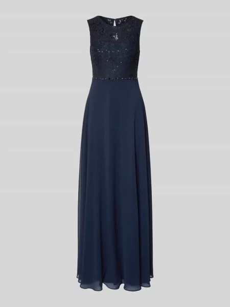 Sukienka wieczorowa z kwiatową koronkową aplikacją Jake*s Cocktail