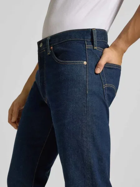 Jeansy z szeroką nogawką model Levi's granatowe