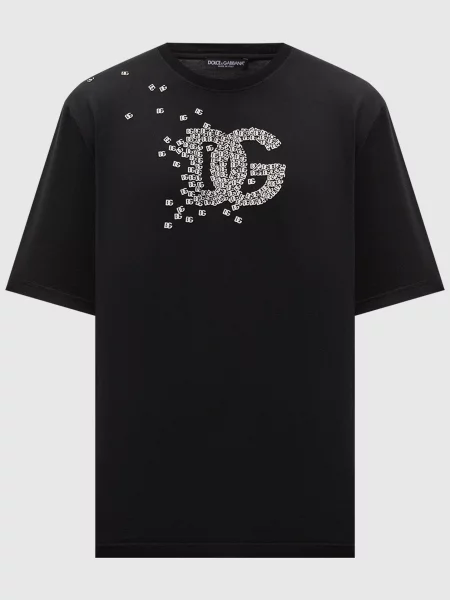 Футболка Dolce&gabbana с принтом черная