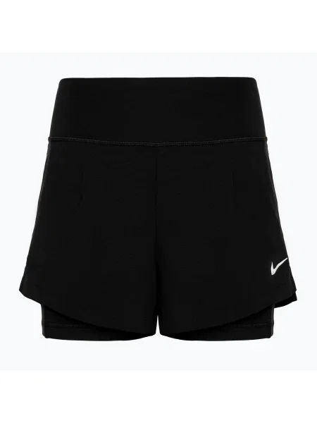 Дамски шорти за тенис Nike Court Dri-Fit Advantage черни/бели бяло