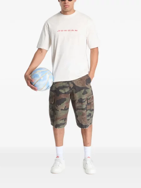 Tricou Jordan cu imagine alb