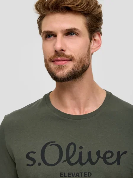 S.Oliver Tricou verde negru
