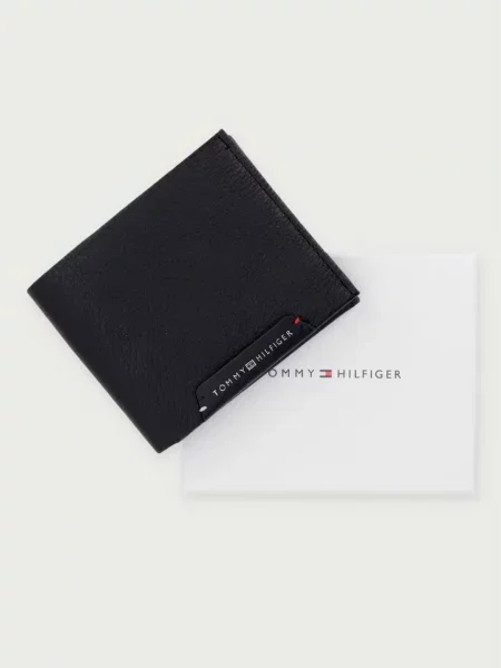 Tommy Hilfiger портфейл от кожа черно