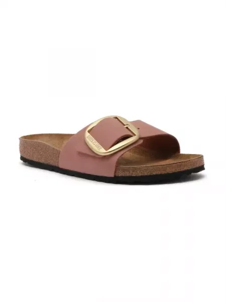 Birkenstock De piele șlapi Madrid BB LENB roz