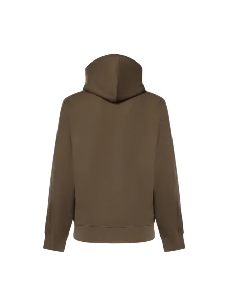 Bluza z kapturem Burberry z kapturem brązowa