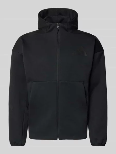 Bluza rozpinana z kapturem Adidas czarna