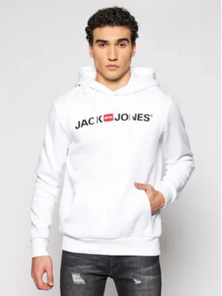Jack&Jones Mikina Corp Old Logo biela