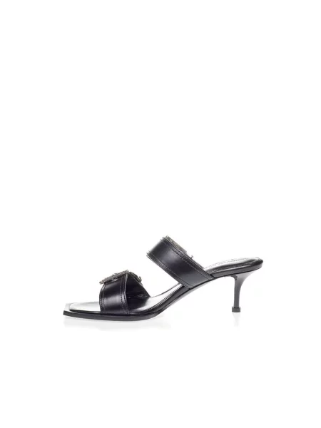Klapki Alexander Mcqueen biznesowe czarne
