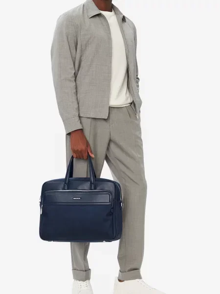 Torba na laptopa granatowa