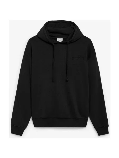 Bluza z kapturem Diadora Athl. logo S czarne