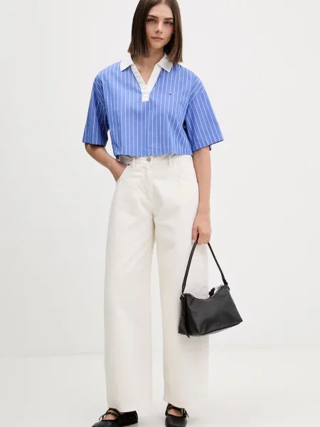 Tommy Jeans bluză damskă din albastru
