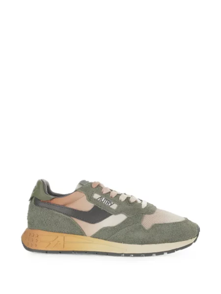 Sneakerși Autry din piele de căprioară verde