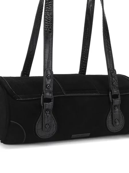 Kurt Geiger London torebka zamszowa Marylebone czarna
