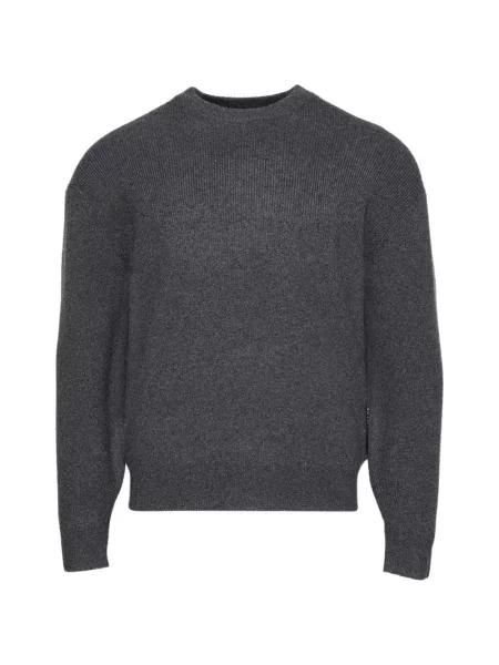 Pulover Alexander Wang cu decolteu rotund gri
