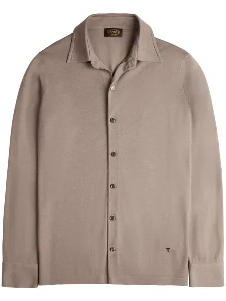 Pletena košulja Tod's siva