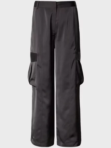 Атласные брюки карго Calvin Klein Jeans серые