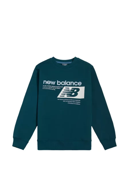 Sweter dziecięcy New Balance niebieski