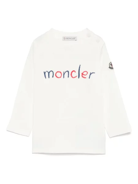 Koszulka dziecięca Moncler Enfant biała