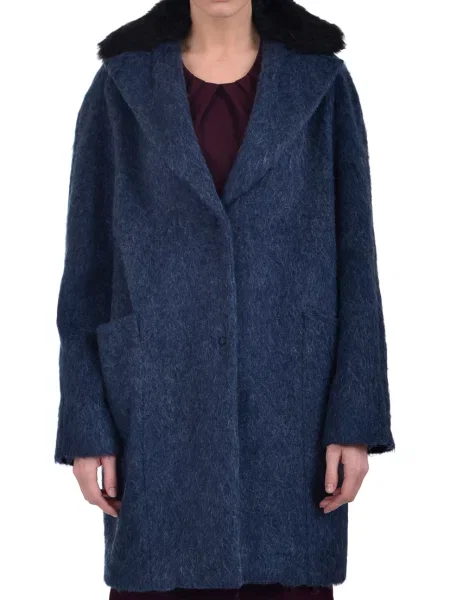 Пальто Trussardi синее