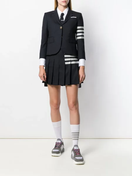 Plisuotas plisuotas sijonas Thom Browne mėlyna
