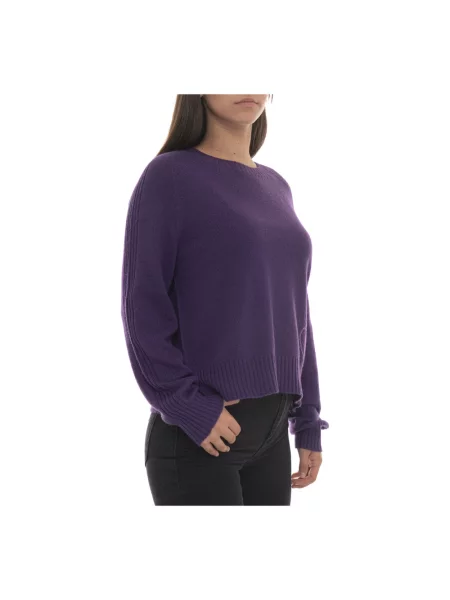 Sweter Liu Jo wełniany fioletowy