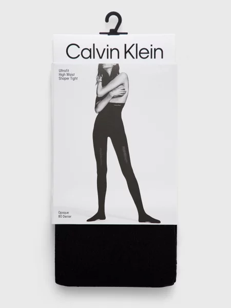 Чорапогащи Calvin Klein черно