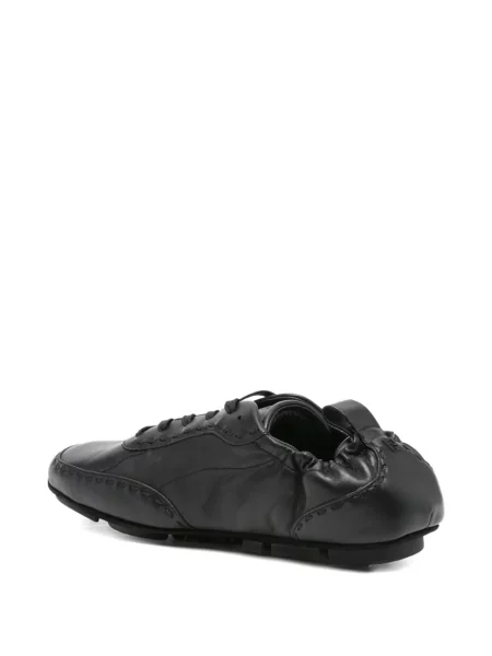 Sneakerși Fendi cu șireturi din dantelă negru