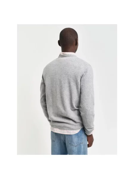 Sweter Gant wełniany szary